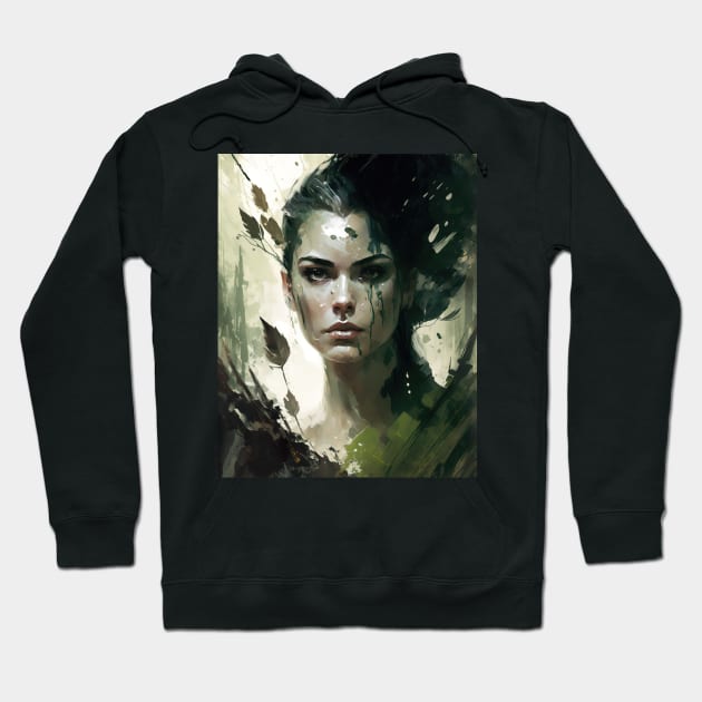 elf portrait view v1 Hoodie by AstrAI